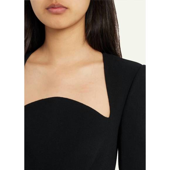 NEW ROLAND MOURET long sleeve midi dress in black - Picture 4 of 4